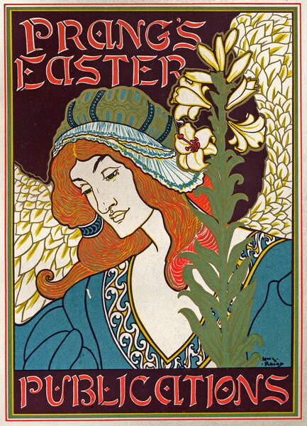 Плакат Prang's Easter Publications