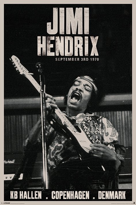 Плакат Jimi Hendrix - copenhagen
