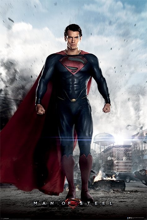 Poster MAN OF STEEL hope Wall Art 3+1 FREE Europosters