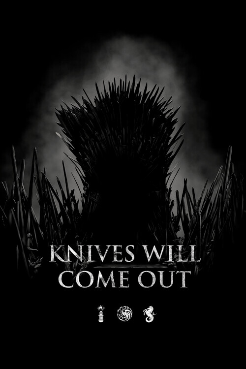 Плакат House of the Dragon - Knives will come out
