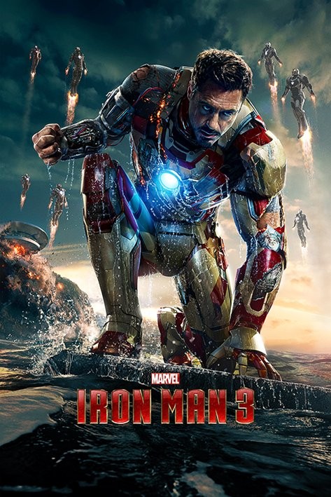 Poster IRON MAN 3 - crouching