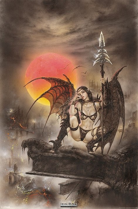 Плакат Luis Royo - black tinkerbell