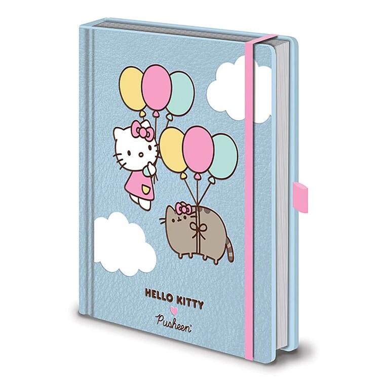 Σημειωματάριο Pusheen x Hello Kitty - Up, up and Away!