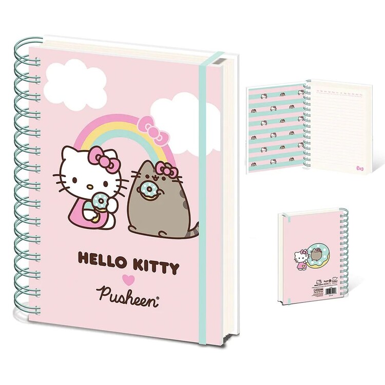 Σημειωματάριο Pusheen x Hello Kitty - Treat Time