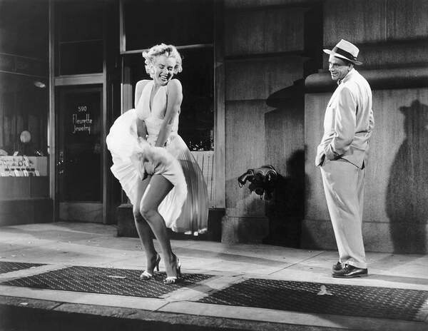 Плакат The Seven Year itch directed by Billy Wilder, 1955