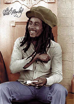 Poster Bob Marley - rolling 2