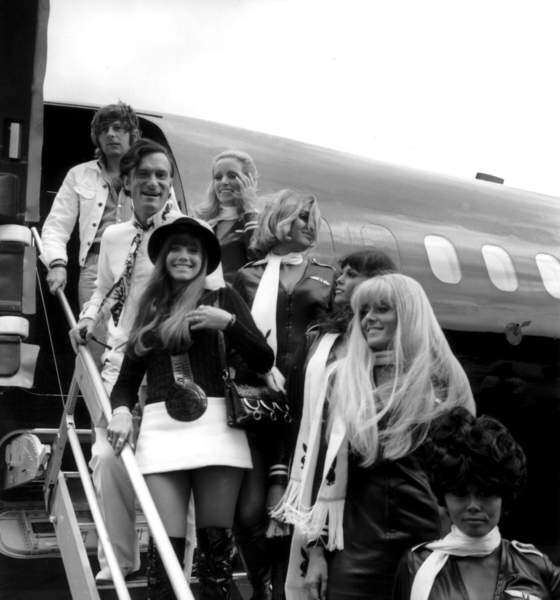 Плакат Hugh Hefner with Barbi Benton and Roman Polanski