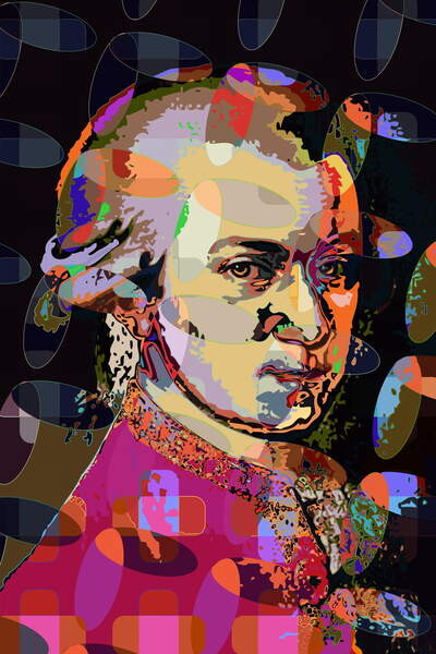 Плакат Wolfgang Amadeus Mozart