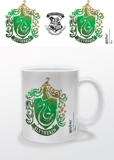 Чаша Harry Potter - Slytherin Stencil Crest