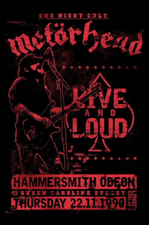 Плакат Motorhead - Live and Loud