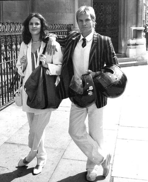 Плакат Sting at the high court, July 1982