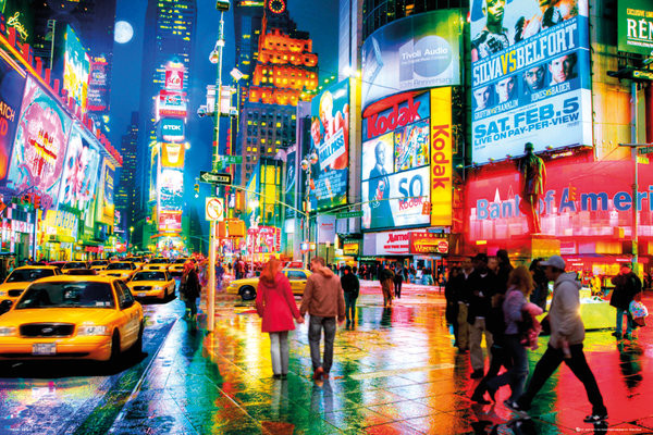 Плакат New York - Times square