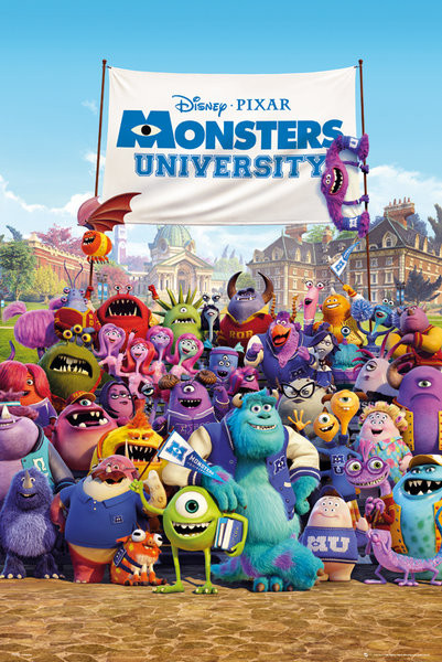 Poster MONSTERS UNIVERSITY – one sheet