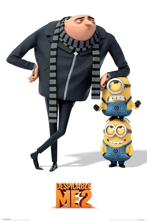 Плакат DUMMA MEJ 2 - gru and minions
