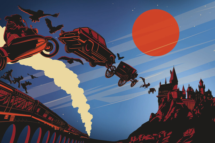 Плакат Harry Potter - Transport to Hogwarts