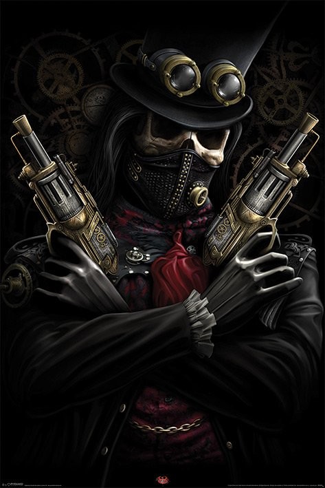 Плакат Spiral - steampunk bandit