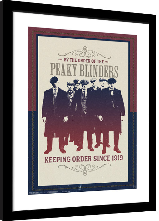Uokvireni poster Peaky Blinders - Order