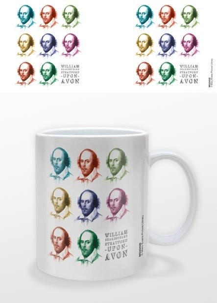 Caneca William Shakespeare - Pop Art