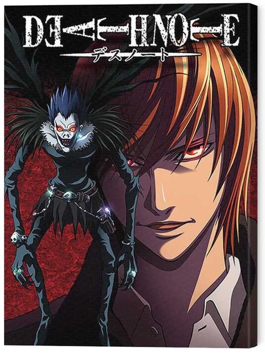 Принти на полотні Death Note - Light and Ryuk