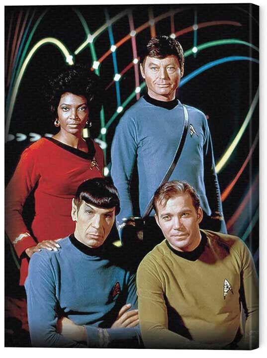 Принти на полотні Star Trek - Kirk, Spock, Uhura & Bones