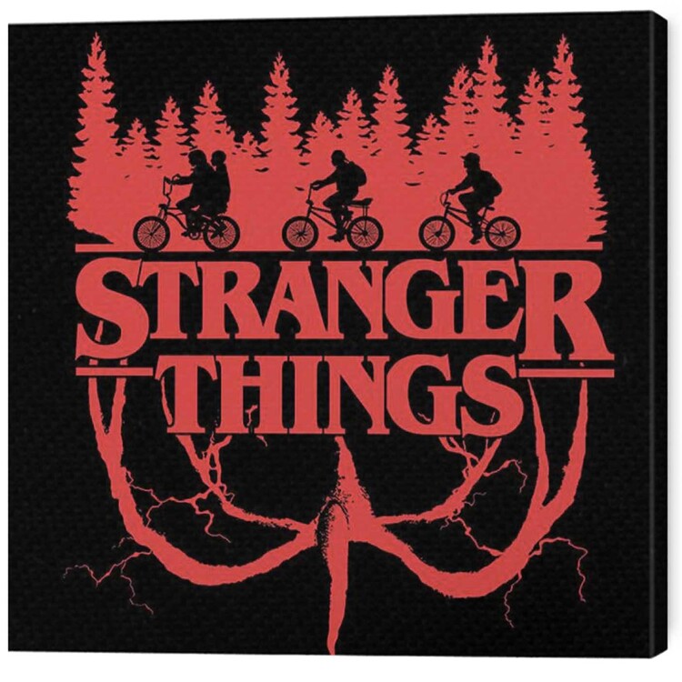 Quadro em tela Stranger Things - Logo Flip