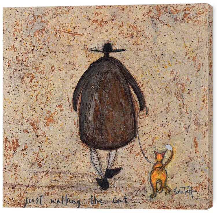 Принти на полотні Sam Toft - Just Walking the Cat