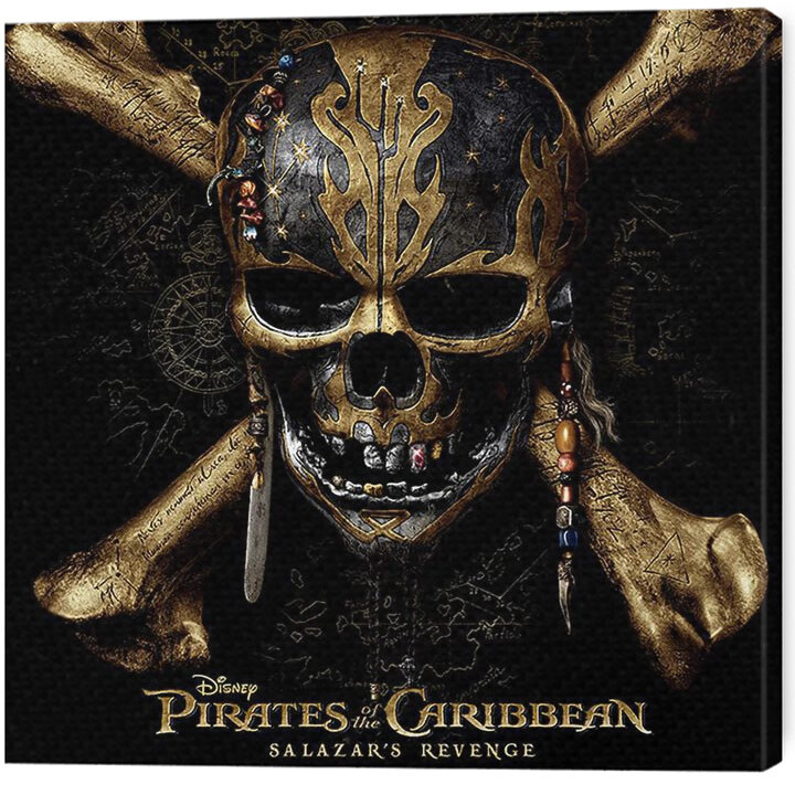 Принти на полотні Pirates of the Caribbean - Skull