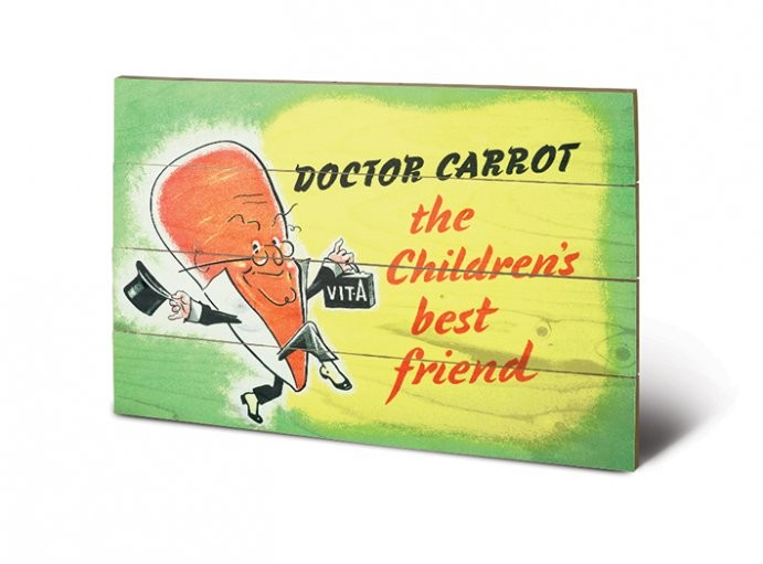 Ξύλινη τέχνη IWM - doctor carrot