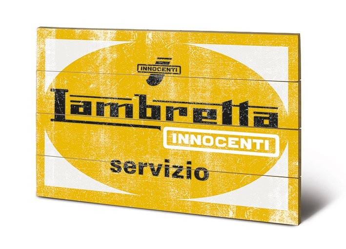 Ξύλινη τέχνη Lambretta servizio
