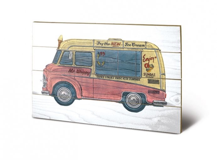Ξύλινη τέχνη BARRY GOODMAN - icecream van