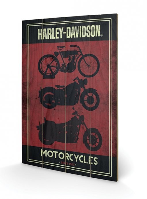 Ξύλινη τέχνη HARLEY DAVIDSON - motorcycles