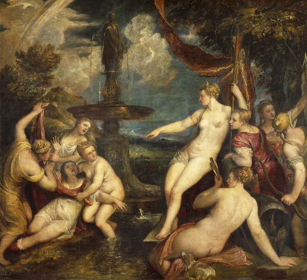 Плакат Diana and Callisto
