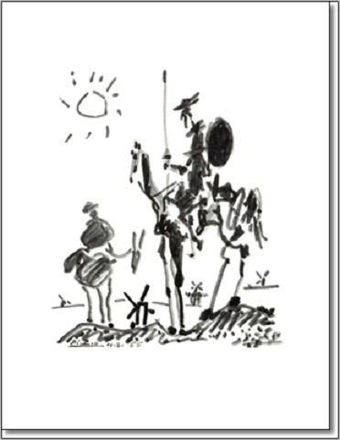 Art Print Don Quichotte