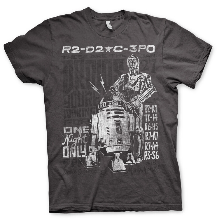 T-paita Star Wars - Droids Night