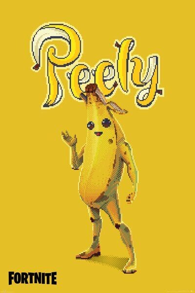 Poster Fortnite - Pixel Peely