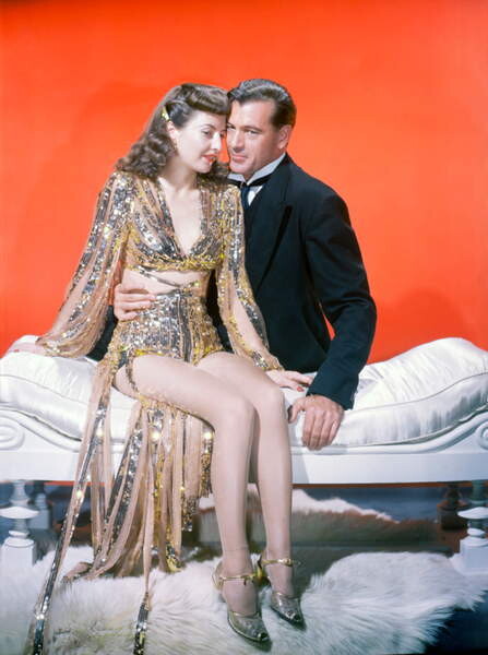 Принти на полотні Barbara Stanwyck & Gary Cooper - Ball Of Fire