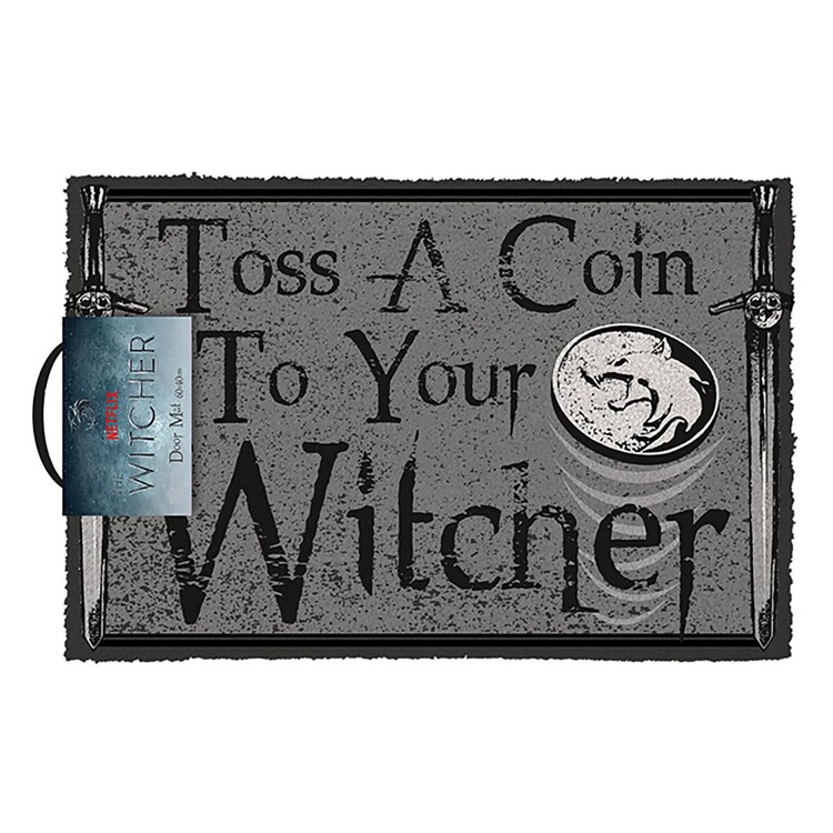 Πατάκι πόρτας Zaklínač - Toss a Coin