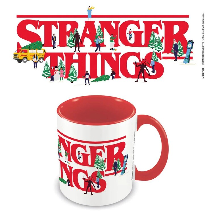 Mug Stranger Things 4 - Christmas Logo