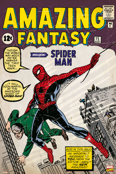 Плакат MARVEL - spiderman issue 1