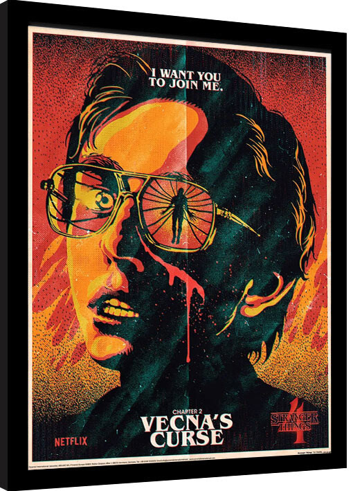 Poster emoldurado Stranger Things 4 - Vecna‘s Curse