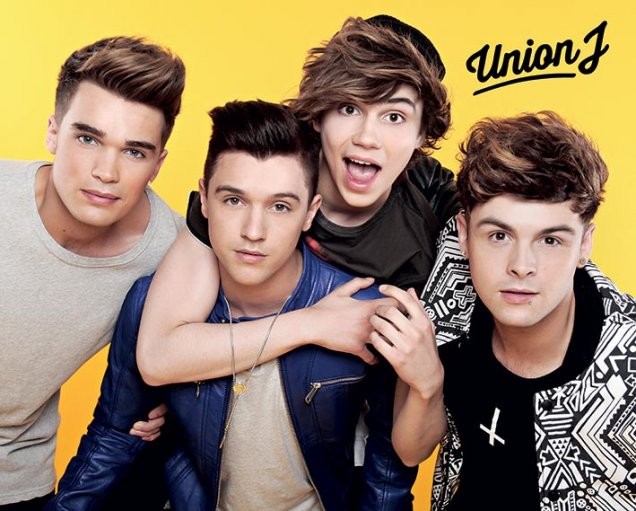 Плакат Union J - yellow