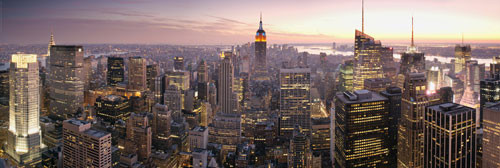 Плакат New York city - lights