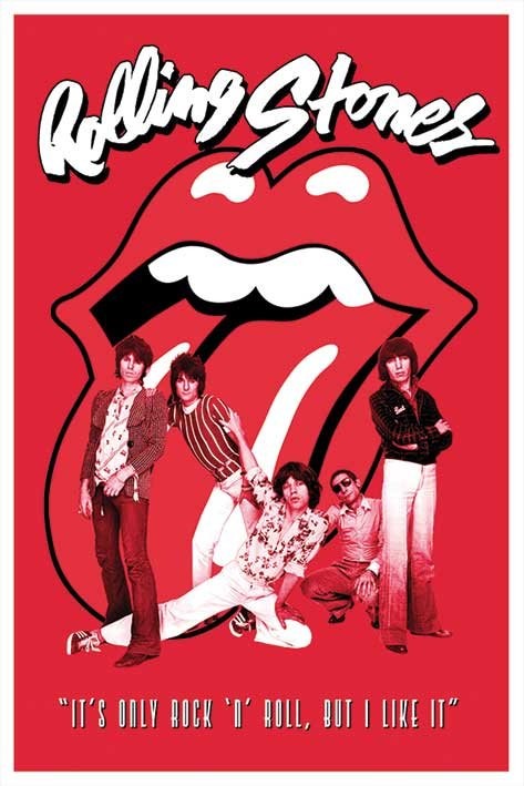Плакат Rolling Stones - it's only Rock n roll