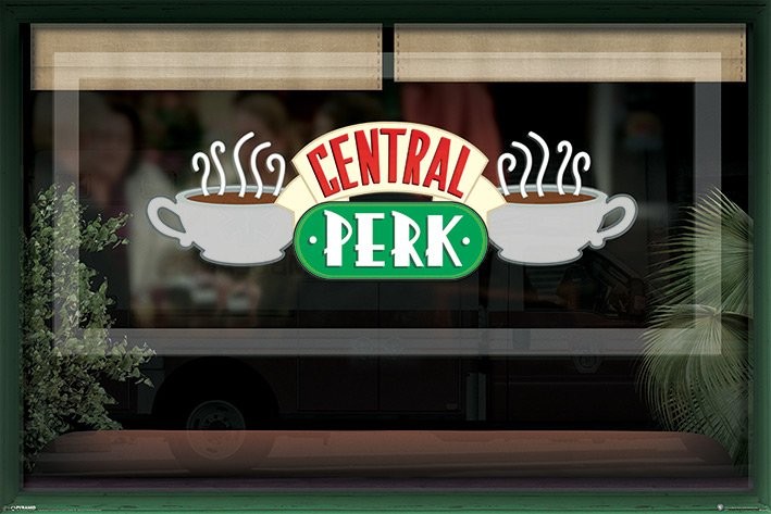 Плакат FRIENDS - central perk window
