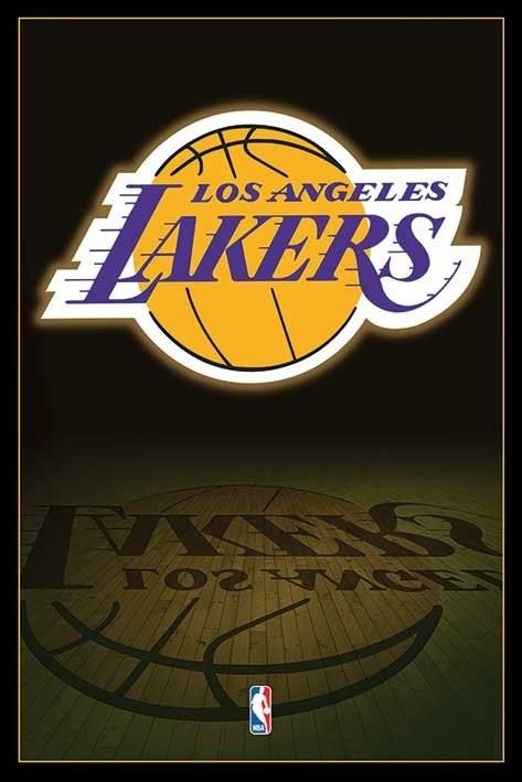 Poster NBA los angeles lakers logo Wall Art 3+1 FREE