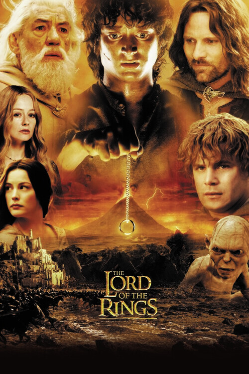 Принти на полотні Lord of the Rings - End of the path