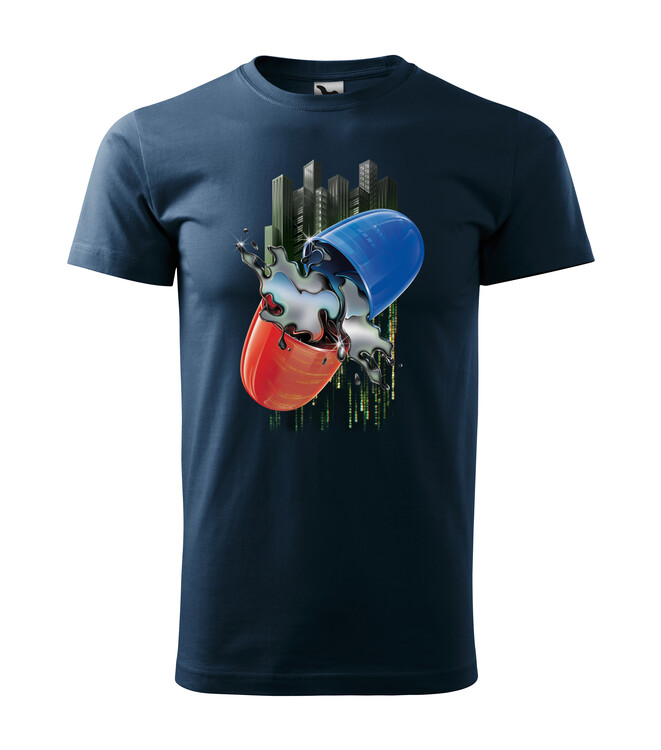 T-paita Matrix - Blue or Red?