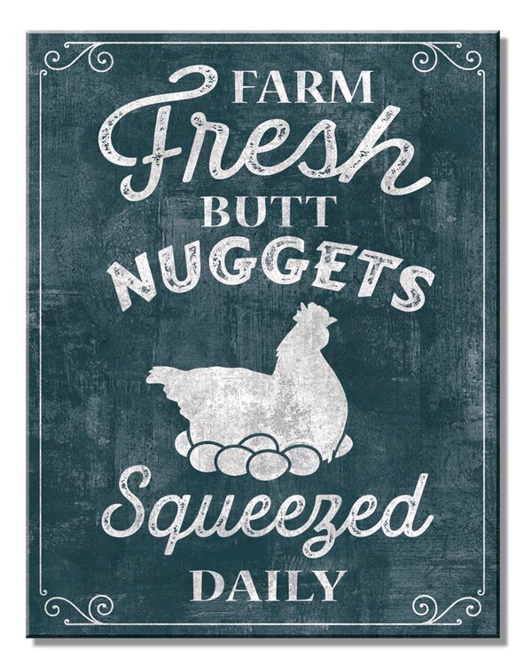 Mеталеві знак Farm Nuggets