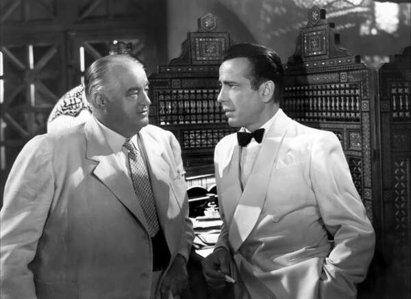 Принти на полотні Sydney Greenstreet and Humphrey Bogart,