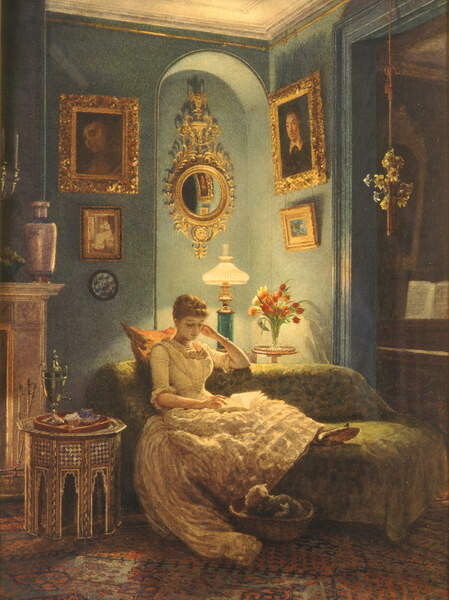 Плакат An Evening at Home